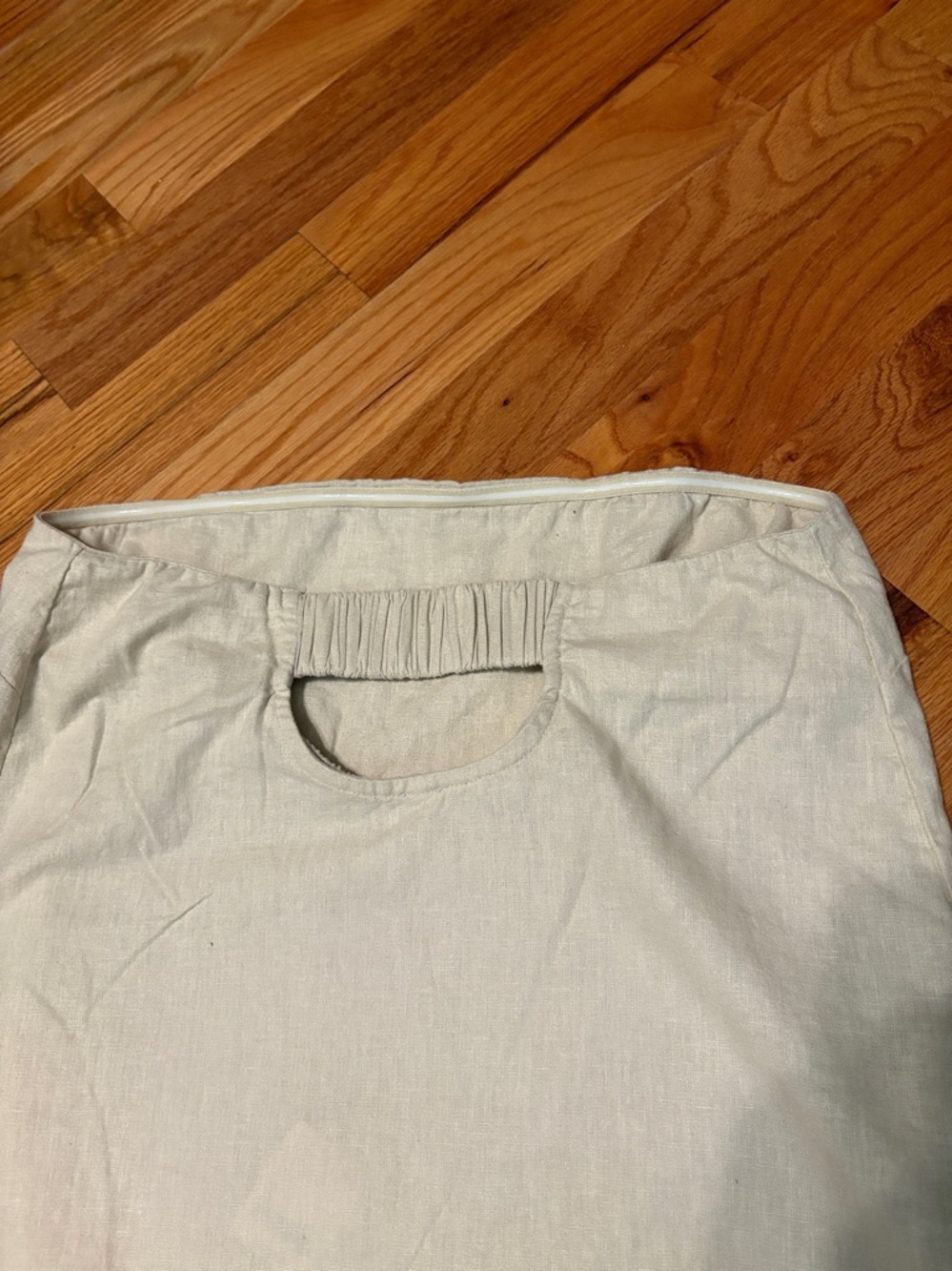 NWT Free People Women’s Essentially The Best Cotton-Linen Mini Dress; Size XL - Picture 9 of 10